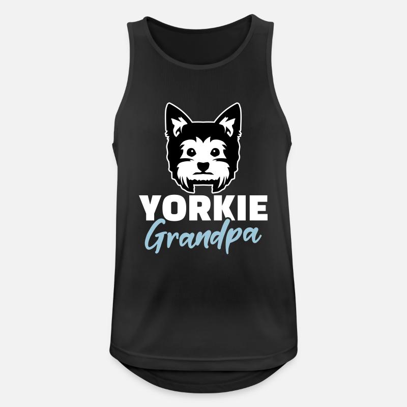 Yorkshire Terrier - Débardeur respirant Homme - noir