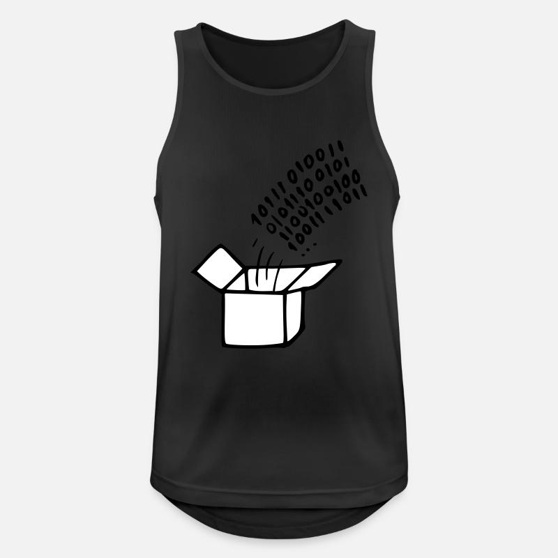 OpenSource Code - Débardeur respirant Homme - noir