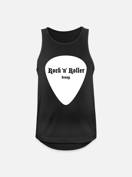 Plectrum Large White - Men's Breathable Tank Top - black