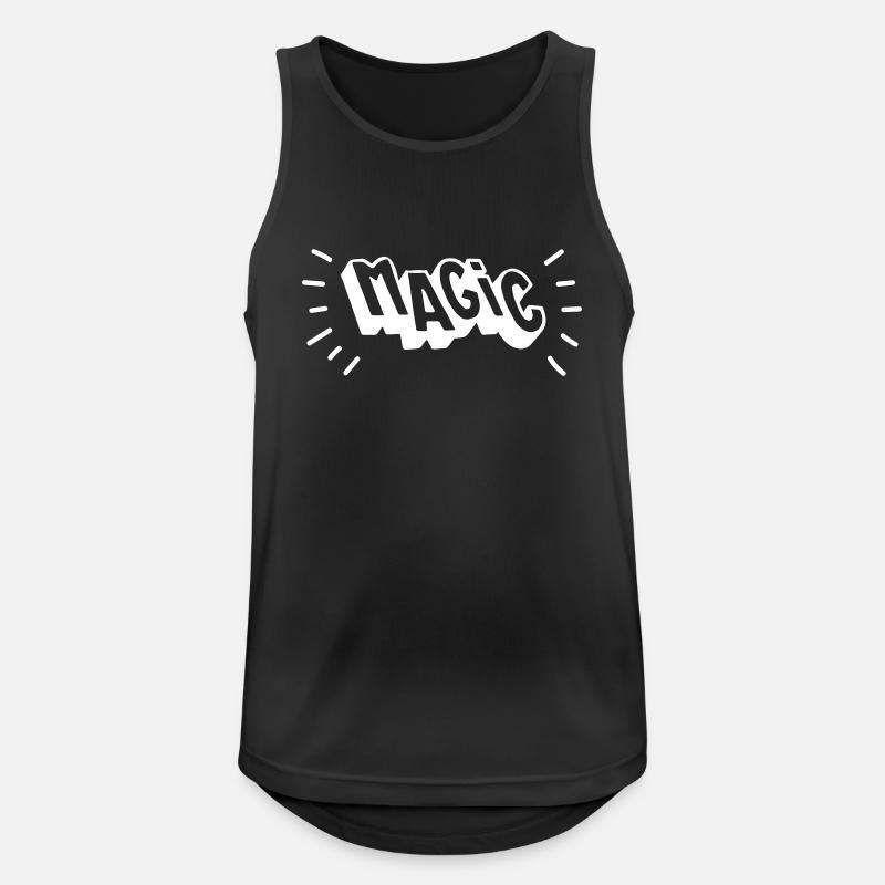Magic magic - Men's Breathable Tank Top - black