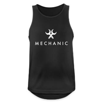 mechanic - Men's Breathable Tank Top - black - Front - Nick (188cm)
