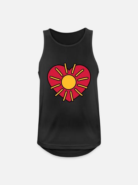 Sun sunshine - soleil - Men's Breathable Tank Top - black