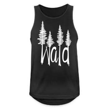 Forest - Men's Breathable Tank Top - black - Front - Nick (188cm)