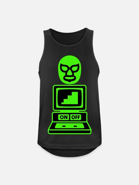 Computer Cult - Männer Tank Top atmungsaktiv - Schwarz
