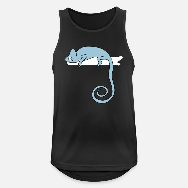 chameleon b - Men's Breathable Tank Top - black