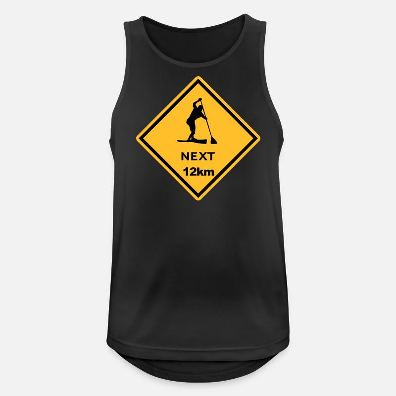 sup Australien Roadsign - Männer Tank Top atmungsaktiv - Schwarz