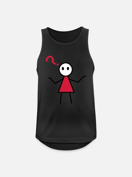 Hö?? by Seli - Männer Tank Top atmungsaktiv - Schwarz