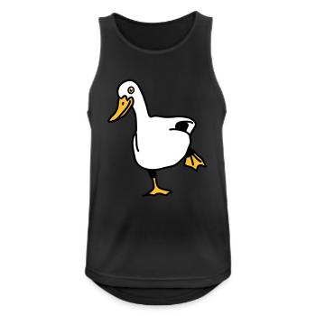 duck - Men's Breathable Tank Top - black - Front - Nick (188cm)