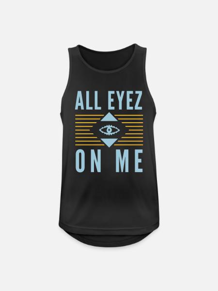 All Eyez on Me 2Pac - Men's Breathable Tank Top - black