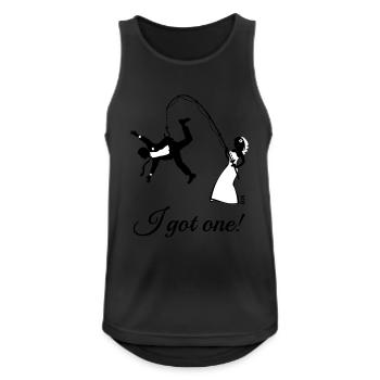 I Got One Bride Bachelorette Hen Party - Männer Tank Top atmungsaktiv - Schwarz - Vorne - Nick (188cm)