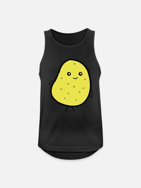 cute potatoe - Männer Tank Top atmungsaktiv - Schwarz
