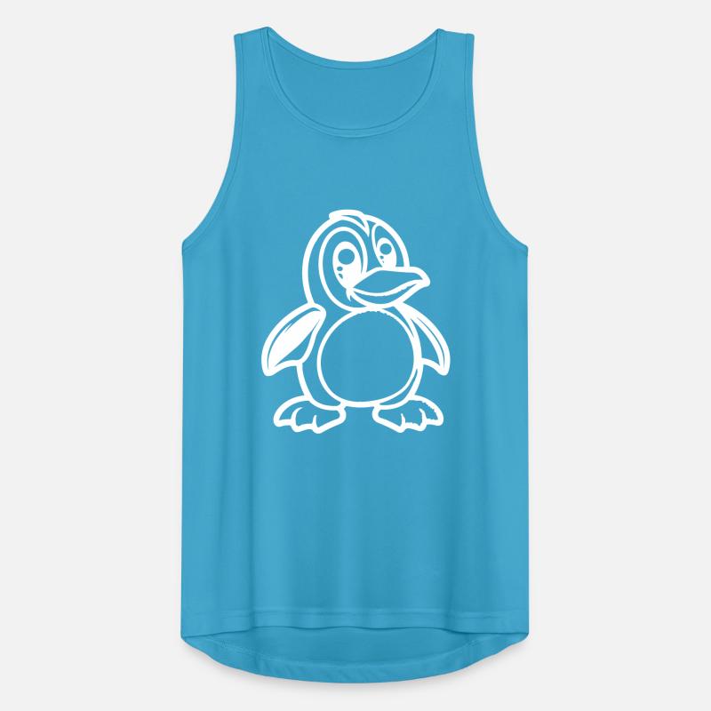 Penguin Comic Men's Breathable Tank Top