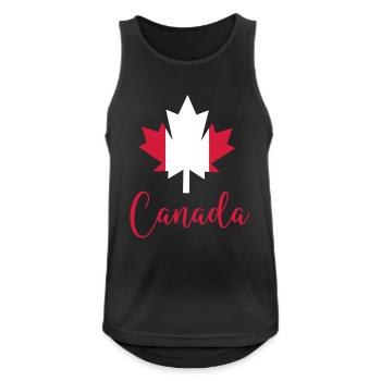 Canada Canada Maple Leaf - Men's Breathable Tank Top - black - Front - Nick (188cm)