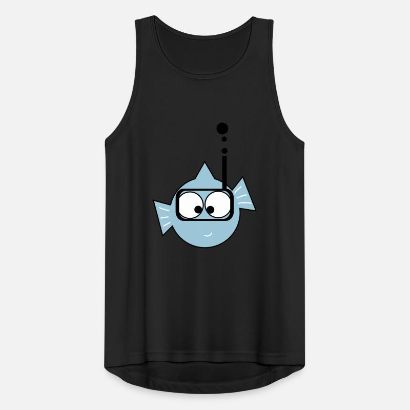 Fisch Männer Tank Top atmungsaktiv