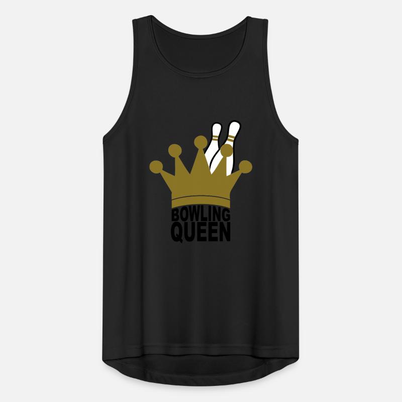 bowling queen Männer Tank Top atmungsaktiv