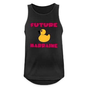FUTURE MARRAINE - Débardeur respirant Homme - noir - Devant - Nick (188cm)