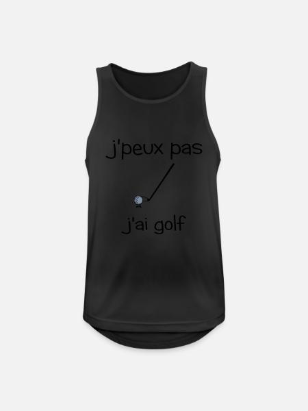 jai golf - Débardeur respirant Homme - noir