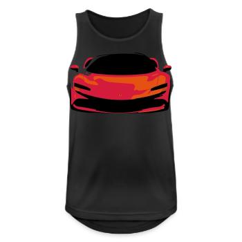 Super Car - Men's Breathable Tank Top - black - Front - Nick (188cm)