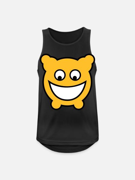 Gloomy is happy! - Men's Breathable Tank Top - black
