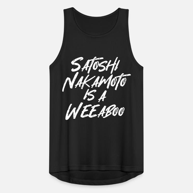 SATOSHI NAKAMOTO IS A WEEABOO Men's Breathable Tank Top