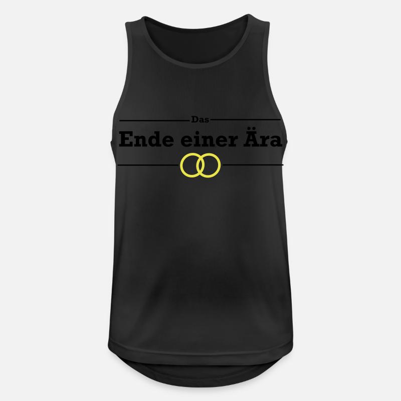 Junggesellenabschied - Männer Tank Top atmungsaktiv - Schwarz