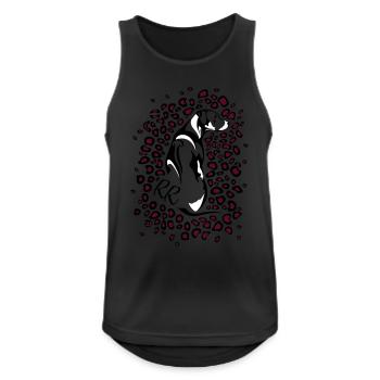 Rhodesian Ridgeback Leo - Männer Tank Top atmungsaktiv - Schwarz - Vorne - Nick (188cm)