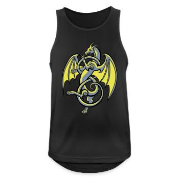 Celtic Dragon - Débardeur respirant Homme - noir - Devant - Nick (188cm)