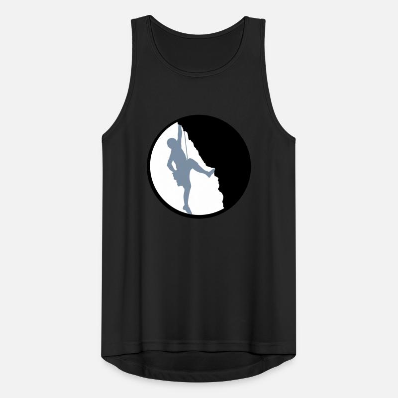 Fun climbing climbing summits Men's Breathable Tank Top