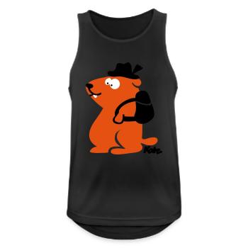 marmot (c) - Men's Breathable Tank Top - black - Front - Nick (188cm)