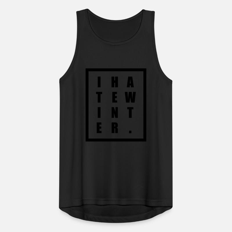 I hate winter Men's Breathable Tank Top