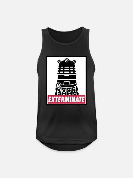Exterminate - Débardeur respirant Homme - noir