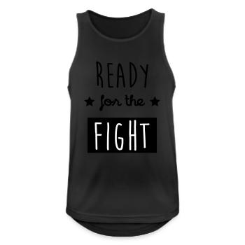Boxen / Boxer / Boxing / Fight / Ali - Männer Tank Top atmungsaktiv - Schwarz - Vorne - Nick (188cm)