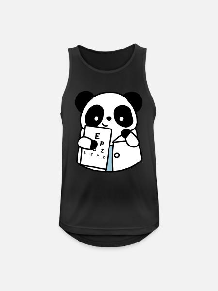 Ophthalmologist Optical Panda - Men's Breathable Tank Top - black