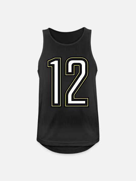 12 - Men's Breathable Tank Top - black