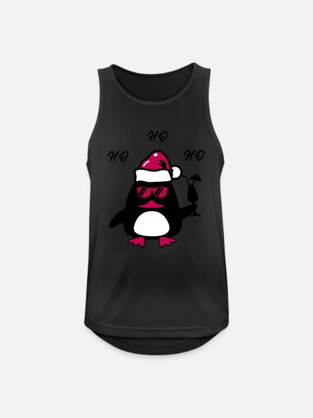 Beach Duck Christmas - Men's Breathable Tank Top - black