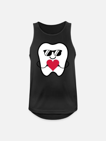 Zahn Smile Sunglasses - Men's Breathable Tank Top - black