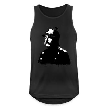 Otto von Bismarck (bicolore) - Débardeur respirant Homme - noir - Devant - Nick (188cm)