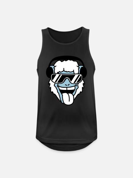 Cool Monkey - Men's Breathable Tank Top - black