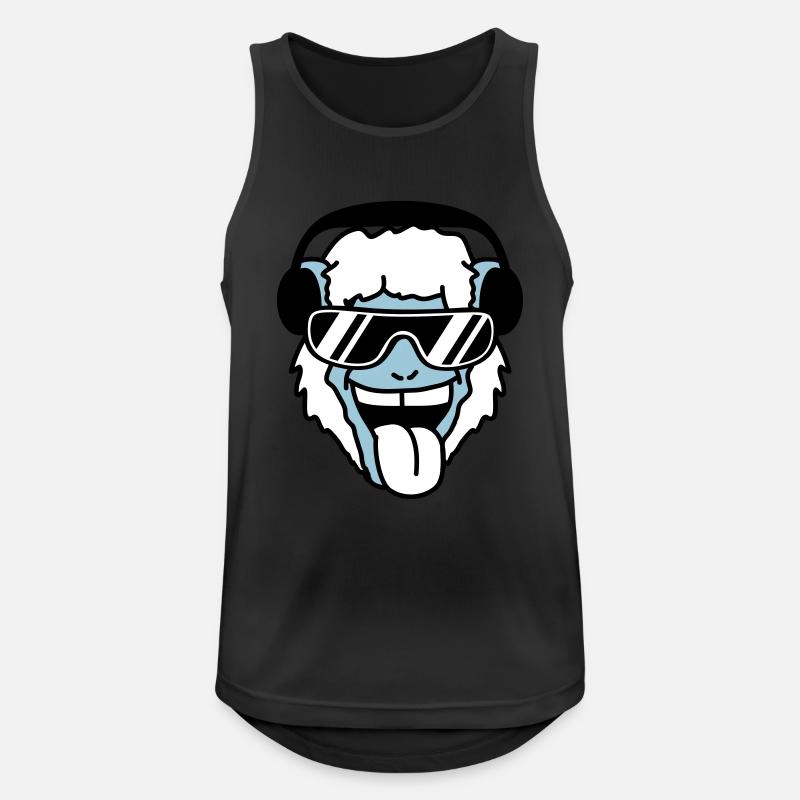 Cool Monkey - Men's Breathable Tank Top - black
