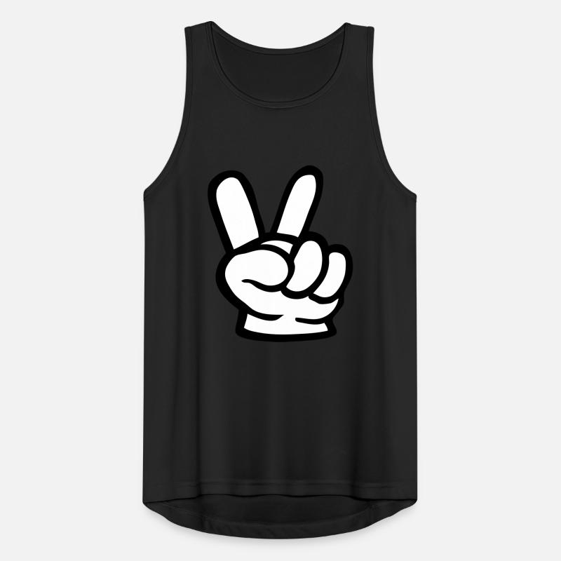 victory hand Men's Breathable Tank Top