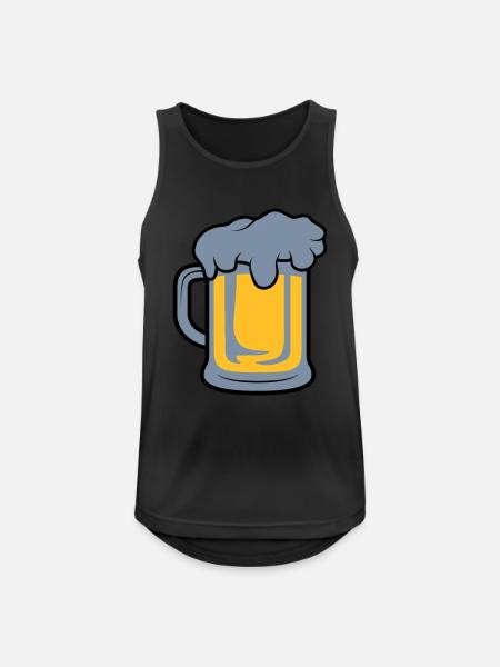 Maßkrug Beer - Men's Breathable Tank Top - black
