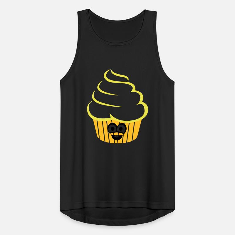 cupcake funny Männer Tank Top atmungsaktiv