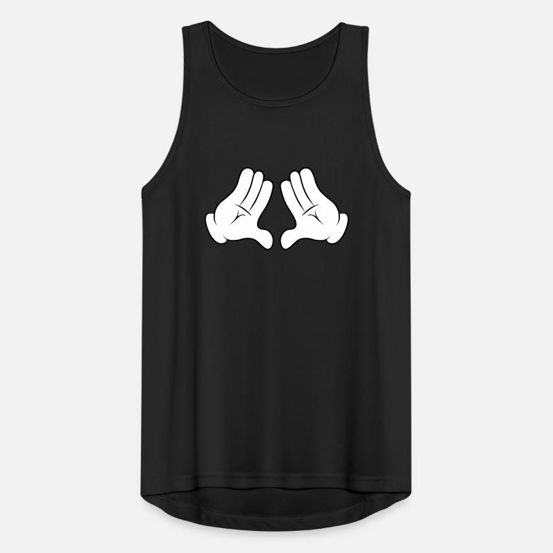 Comic Diamond Hands Männer Tank Top atmungsaktiv