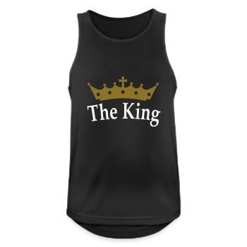 The King - Men's Breathable Tank Top - black - Front - Nick (188cm)