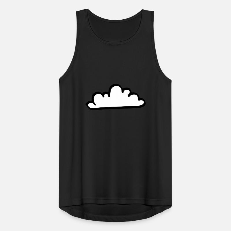 Cloud at the sky - vector Men's Breathable Tank Top