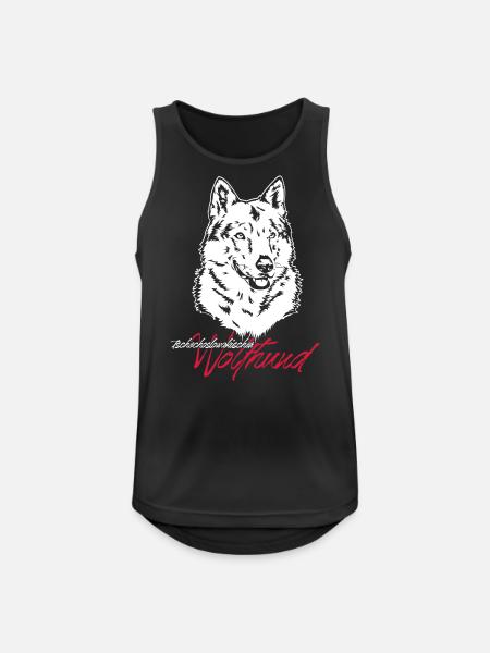 TWH_Portrait - Männer Tank Top atmungsaktiv - Schwarz