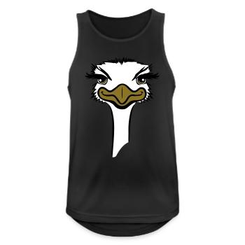 Strauss emu pretty sweet - Men's Breathable Tank Top - black - Front - Nick (188cm)