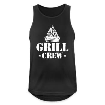 Grill Crew Grilling - Men's Breathable Tank Top - black - Front - Nick (188cm)