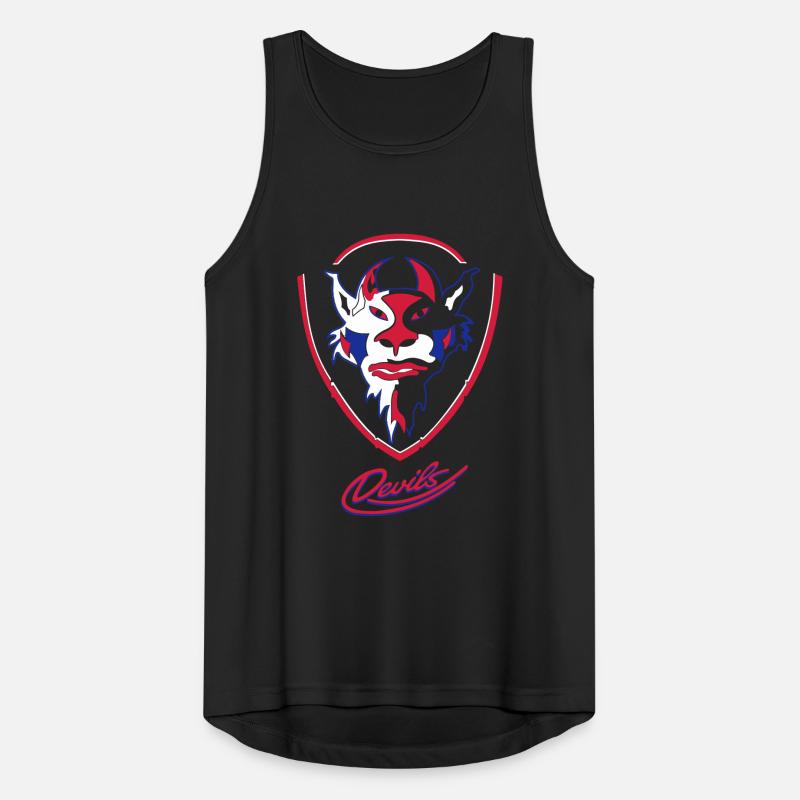 Devils visuels logo avec Devils Script Débardeur respirant Homme