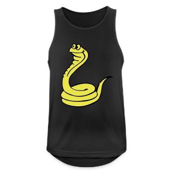 Serpiente - Men's Breathable Tank Top - black - Front - Nick (188cm)